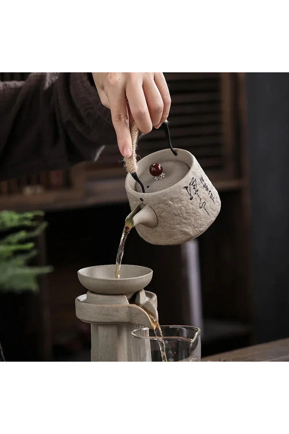 Japanische Keramik Teekanne